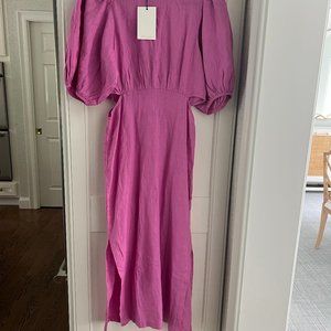 Lanhtrophy, pink linen, size small